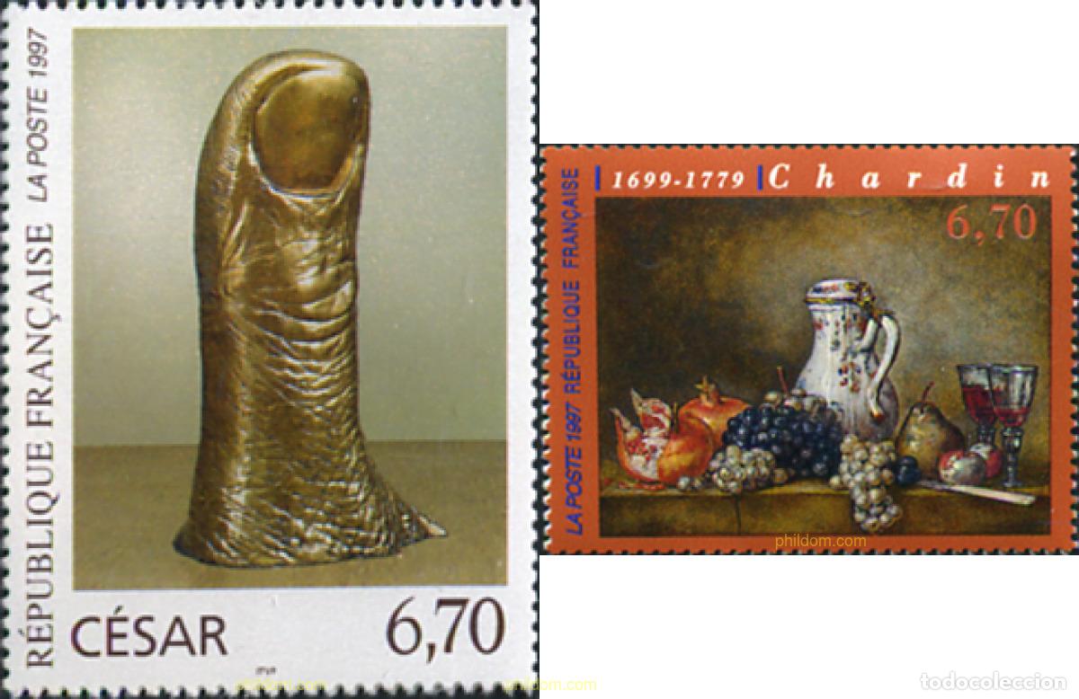 Sellos: 124489 MNH FRANCIA 1997 OBRAS DE ARTE