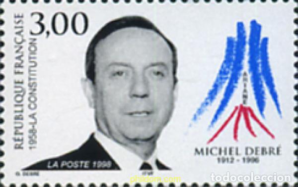 Sellos: 124549 MNH FRANCIA 1998 HOMENAJE A MICHEL DEBRE