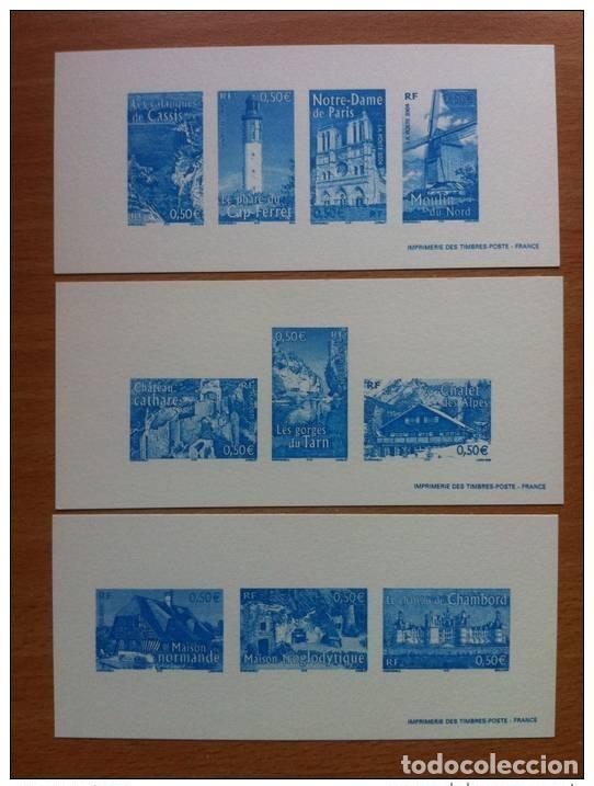 Briefmarken: FRANCIA 2004 -GRABADOS EXT. 3702 A 3711 RETRATOS REGIONES VOIR BLOC