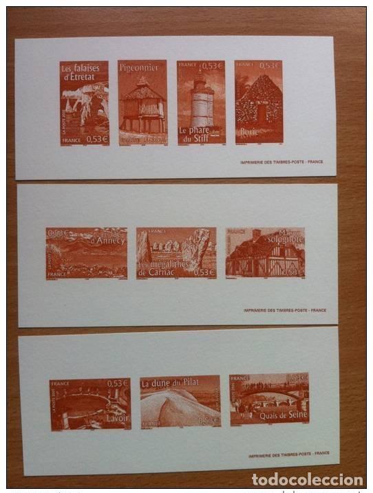 Briefmarken: FRANCIA 2005 - GRABADOS PUBLICADOS ENTRE 3814 Y 3823 RETRATOS DE REGIONES PARA VER