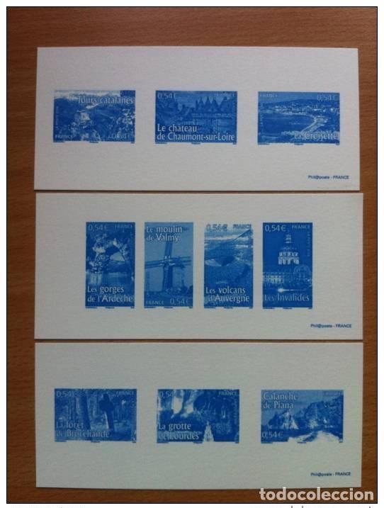 Briefmarken: FRANCIA 2006 - GRABADOS EXTENSIONES 3942 A 3951 RETRATOS DE REGIONES PARA VER