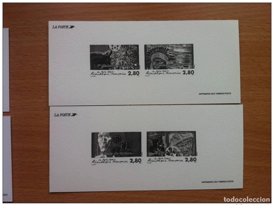 Briefmarken: FRANCIA 1995 - GRABADOS POSTERIORES AL 2919 2922 DEL SIGLO I CINE BLOQUE