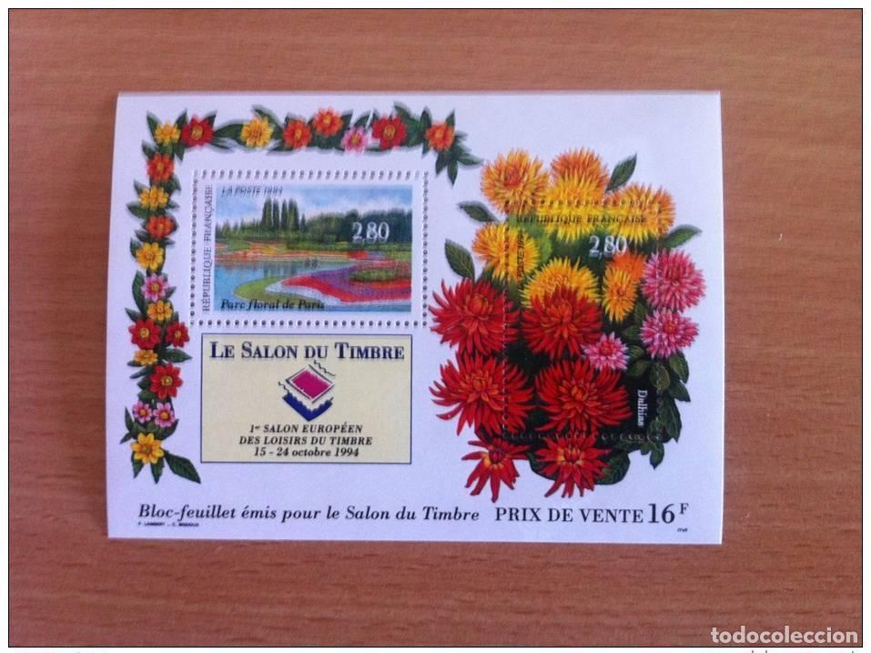 Sellos: Francia 1994 bloque 16 Salon du Stamp marca ceca 14 euros
