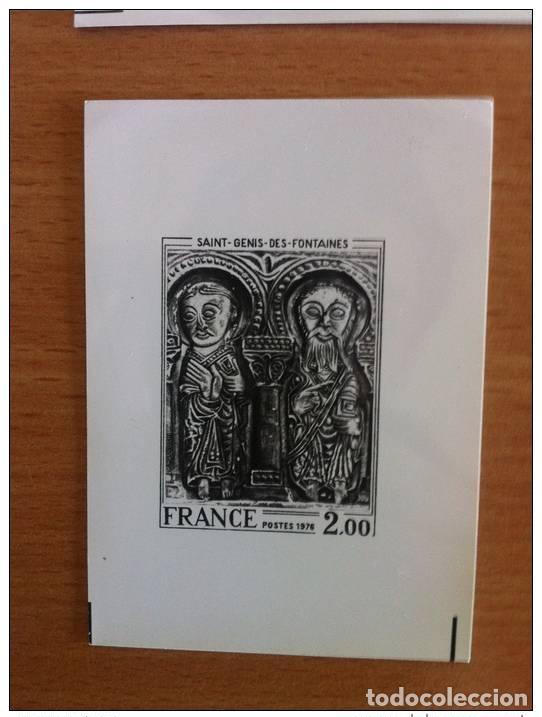 Sellos: FRANCIA 1976 - IMPRESIONES FOTOGR&Aacute;FICAS DE 1867 PINTANDO ST-GENIS-DES-FONTAINES AGFA