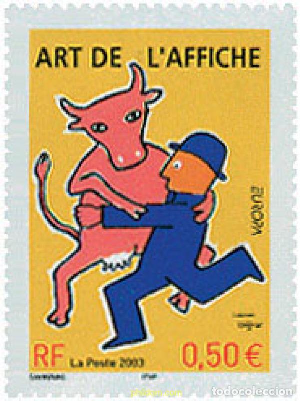 Sellos: 126352 MNH FRANCIA 2003 EUROPA CEPT. ARTE DEL CARTEL