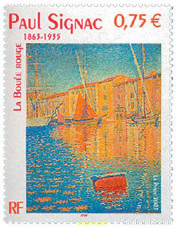 Sellos: 127564 MNH FRANCIA 2003 140 ANIVERSARIO DEL NACIMIENTO DE PAUL SIGNAC