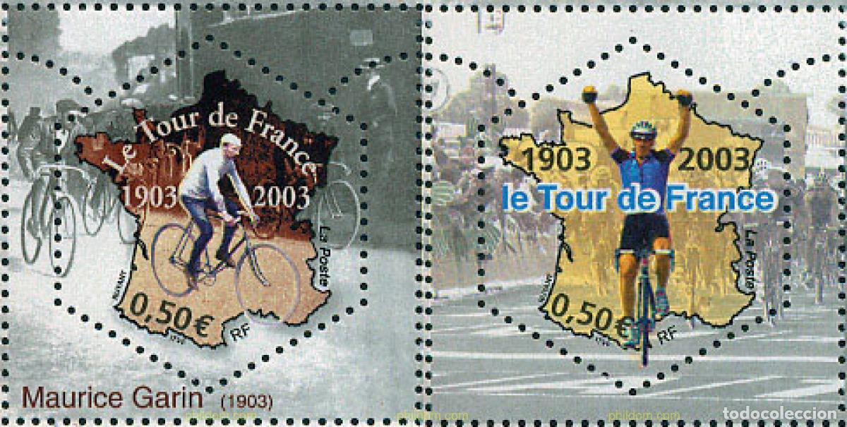 Sellos: 127563 MNH FRANCIA 2003 CENTENARIO DEL TOUR DE FRANCE