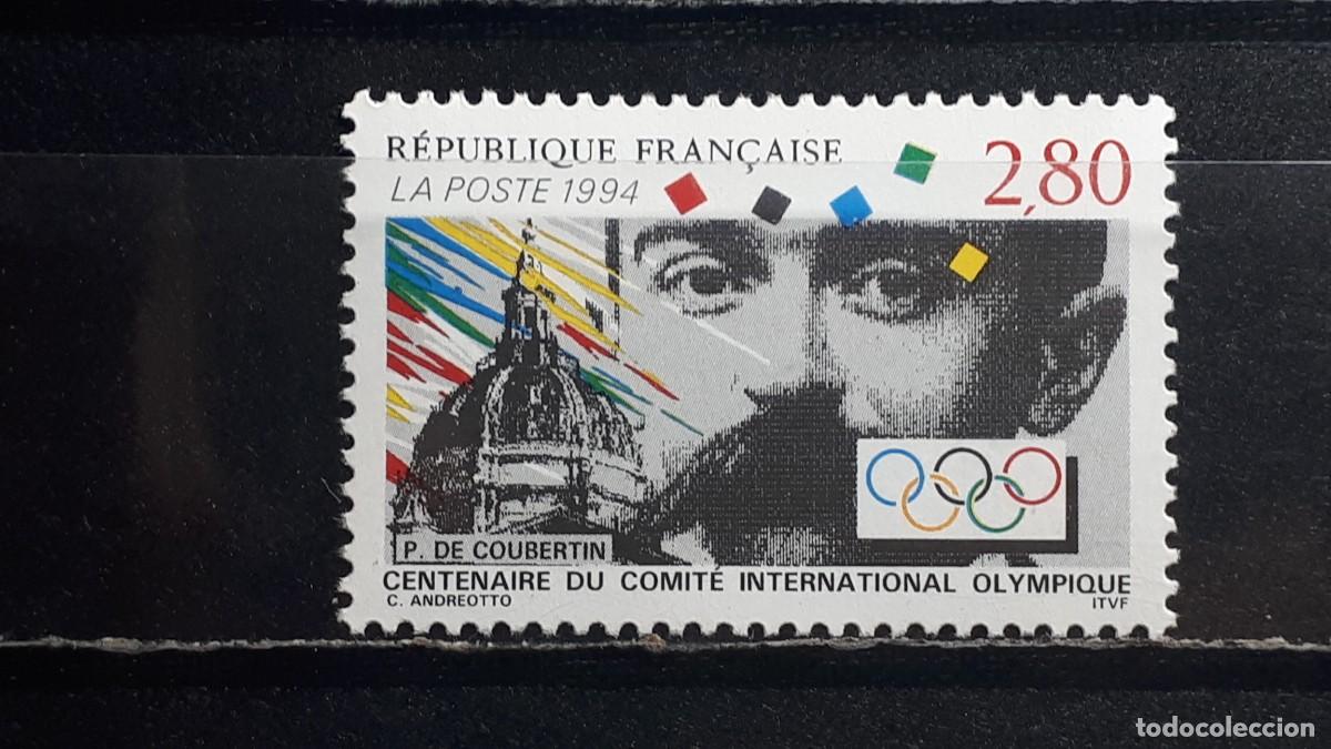 Sellos: FRANCIA. A&Ntilde;O 1994. **. YVERT 2889