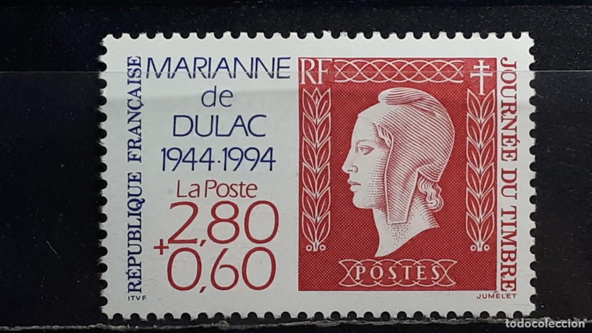 Sellos: FRANCIA. A&Ntilde;O 1994. **. YVERT 2863