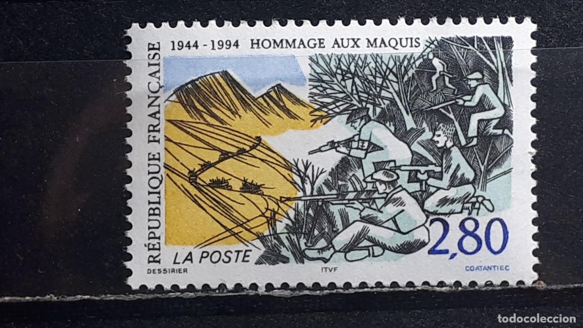 Sellos: FRANCIA. A&Ntilde;O 1994. **. YVERT 2876