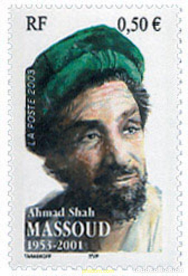 Sellos: 132934 MNH FRANCIA 2003 50 ANIVERSARIO DEL NACIMIENTO DE AHMAD SHAH MASSOUD