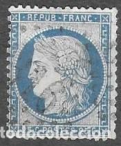 Sellos: SELLO USADO DE FRANCIA 1871, YT 60A