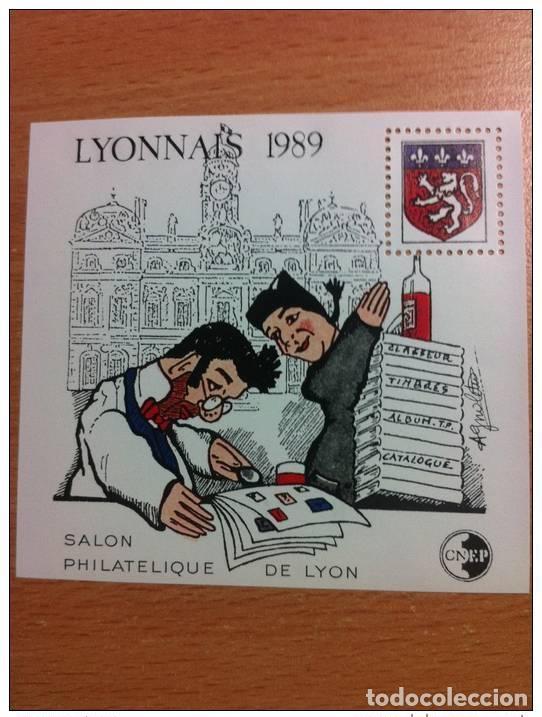 Sellos: FRANCIA 1989 BLOCK C.N.E.P. CNEP N&ordm; 10 LYONNAIS GUIGNOL NEUF