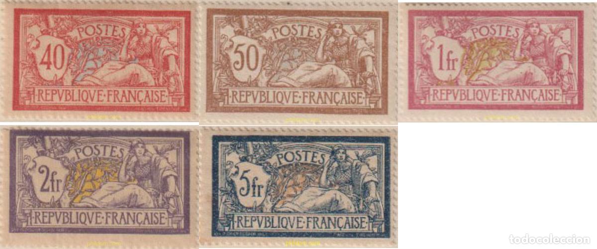 Sellos: 612394 HINGED FRANCIA 1900 ALEGORIA