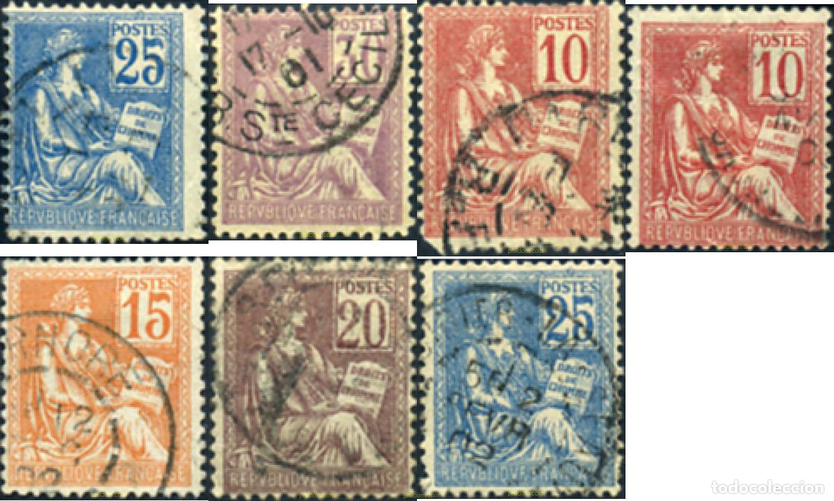 Sellos: 313578 USED FRANCIA 1900 ALEGORIA