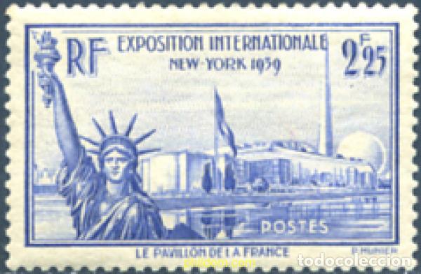Sellos: 247110 HINGED FRANCIA 1940 EXPOSICION INTERNACIONAL DE NUEVA YORK