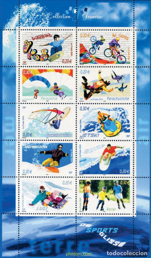 Sellos: 148182 MNH FRANCIA 2004 DEPORTES