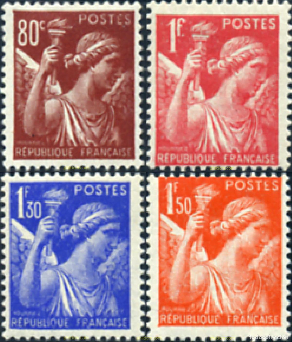 Sellos: 313570 HINGED FRANCIA 1939 ALEGORIA