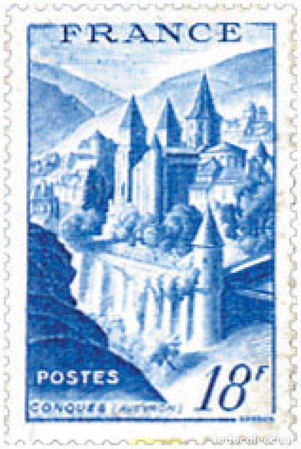 Sellos: 148200 MNH FRANCIA 1948 ABADIA DE CONQUES