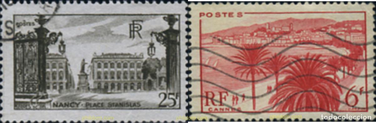 Sellos: 352571 USED FRANCIA 1946 MONUMENTOS Y LUGARES