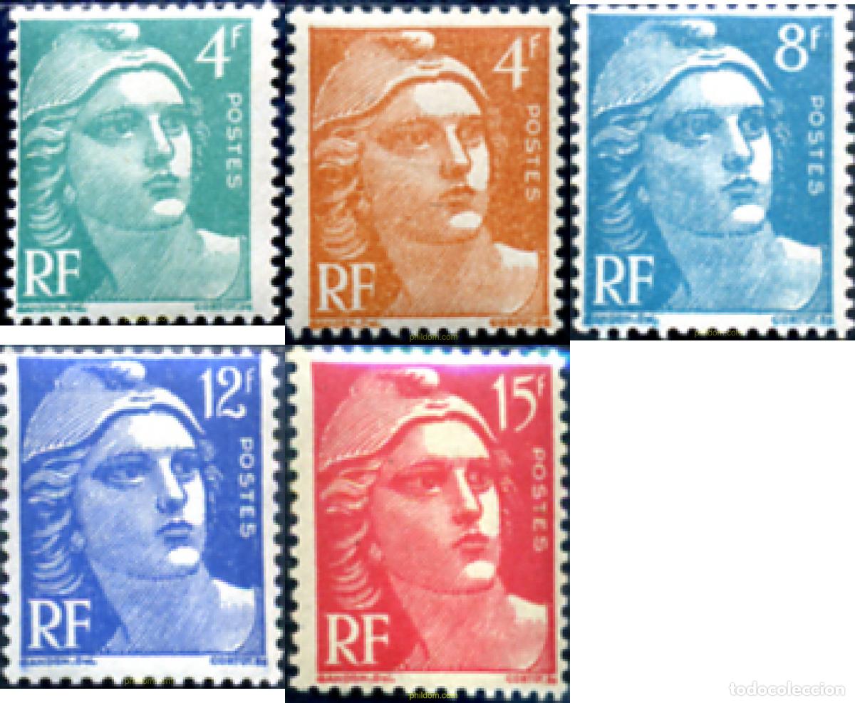 Sellos: 314912 MNH FRANCIA 1948 MARIANNE DE GANDON