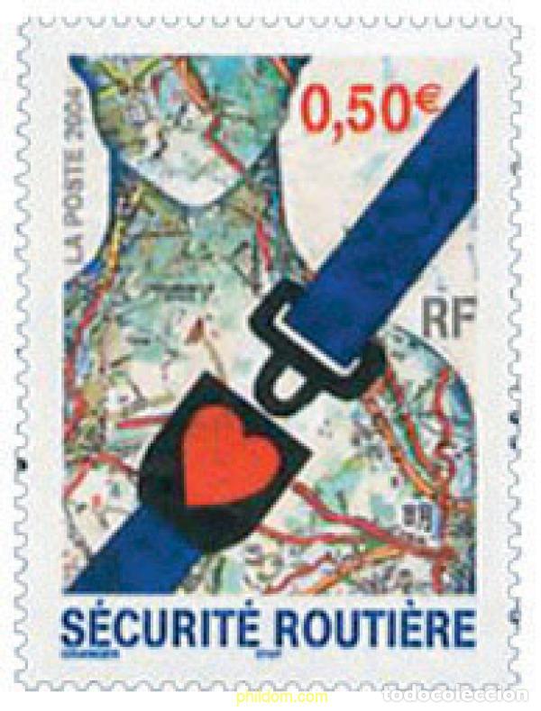 Sellos: 148766 MNH FRANCIA 2004 SEGURIDAD VIAL