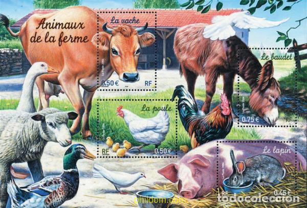 Sellos: 148770 MNH FRANCIA 2004 ANIMALES DE GRANJA