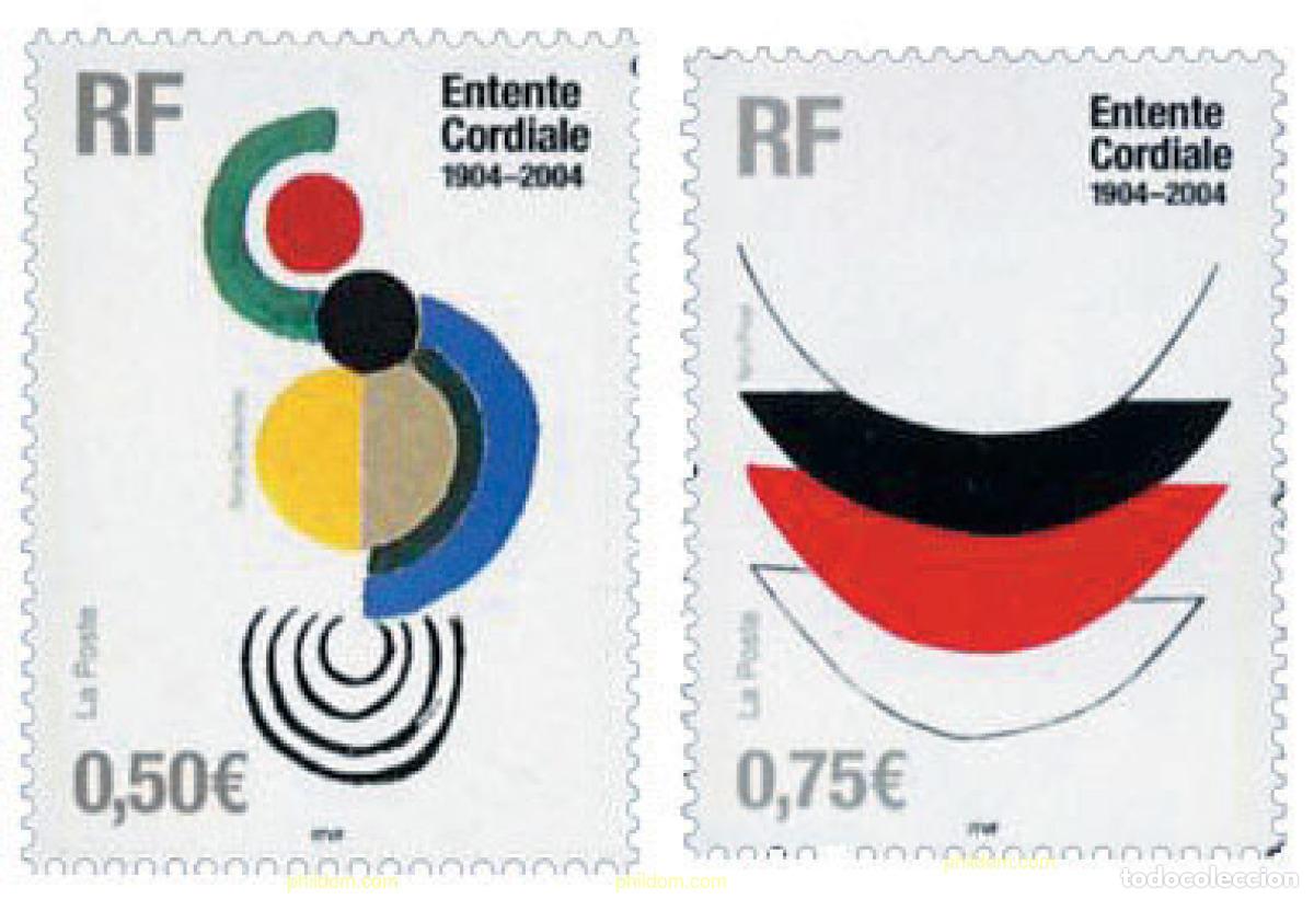 Sellos: 148765 MNH FRANCIA 2004 CENTENARIO DE LA ENTENTE CORDIALE