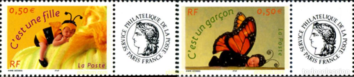Sellos: 247763 MNH FRANCIA 2004 SELLOS DE NACIMIENTO