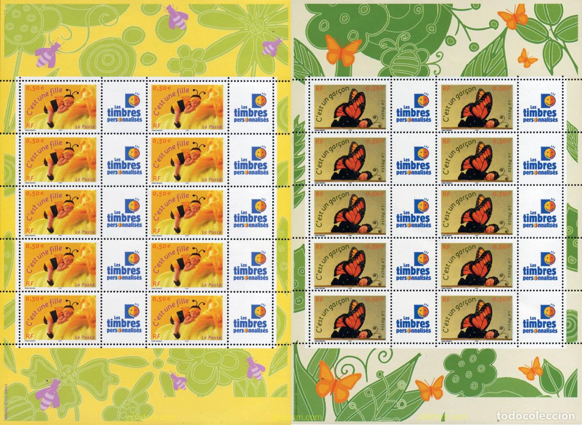 Sellos: 161518 MNH FRANCIA 2004 SELLOS DE NACIMIENTO