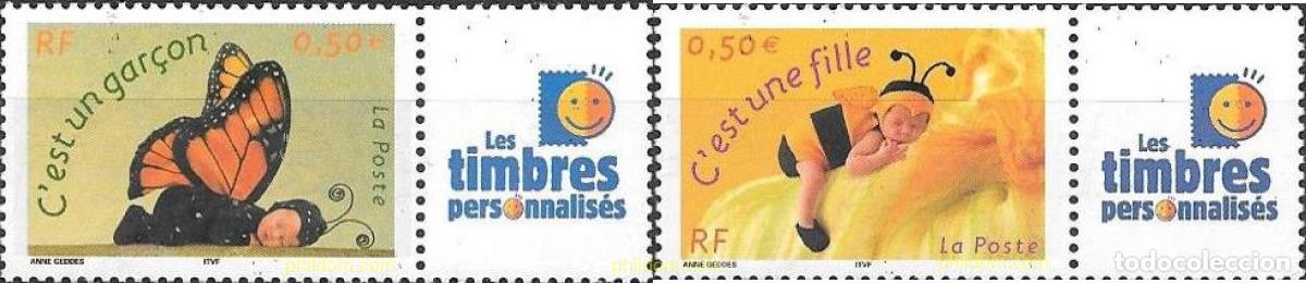 Sellos: 628009 MNH FRANCIA 2004 SELLOS DE NACIMIENTO
