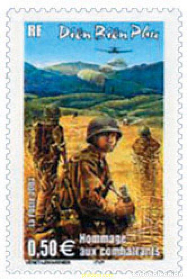 Sellos: 148773 MNH FRANCIA 2004 50 ANIVERSARIO DE LA BATALLA DE DIEN BIEN PHU
