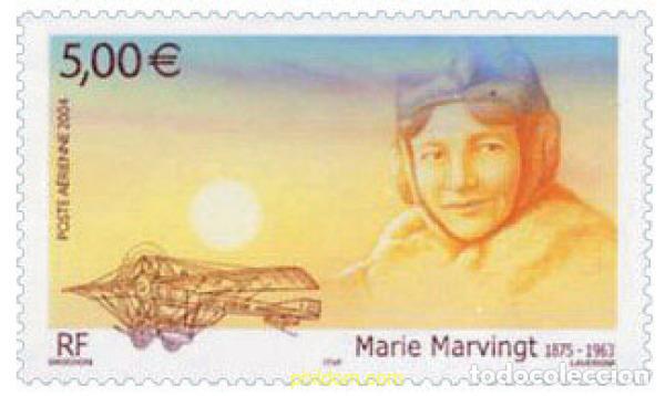 Sellos: 148789 MNH FRANCIA 2004 HOMENAJE A MARIE MARVINGT