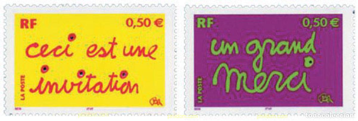 Sellos: 148743 MNH FRANCIA 2004 SELLOS CON MENSAJE