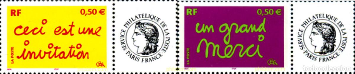 Sellos: 247758 MNH FRANCIA 2004 SELLOS CON MENSAJE