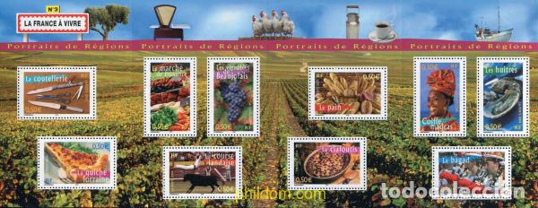 Sellos: 148760 MNH FRANCIA 2004 REGIONES DE FRANCIA