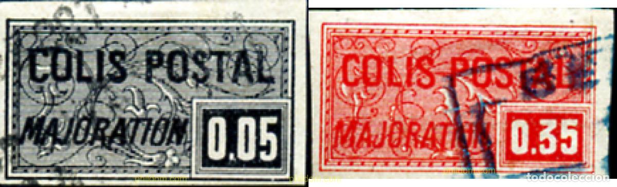 Sellos: 247460 USED FRANCIA 1918 PAQUETES POSTALES