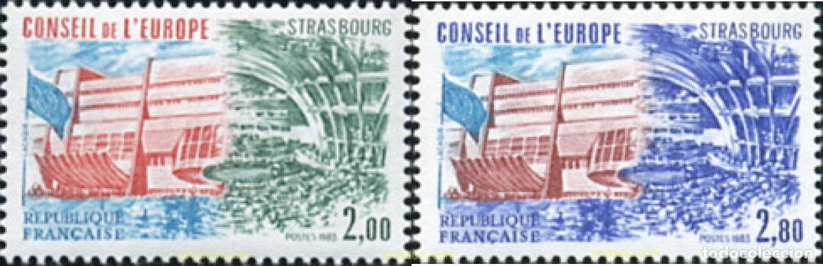 Sellos: 214382 MNH FRANCIA 1983 CONSEJO DE EUROPA