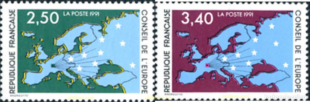 Sellos: 152976 MNH FRANCIA 1991 CONSEJO DE EUROPA