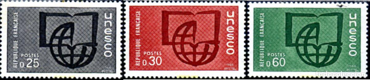 Selos: 152981 MNH FRANCIA 1966 UNESCO
