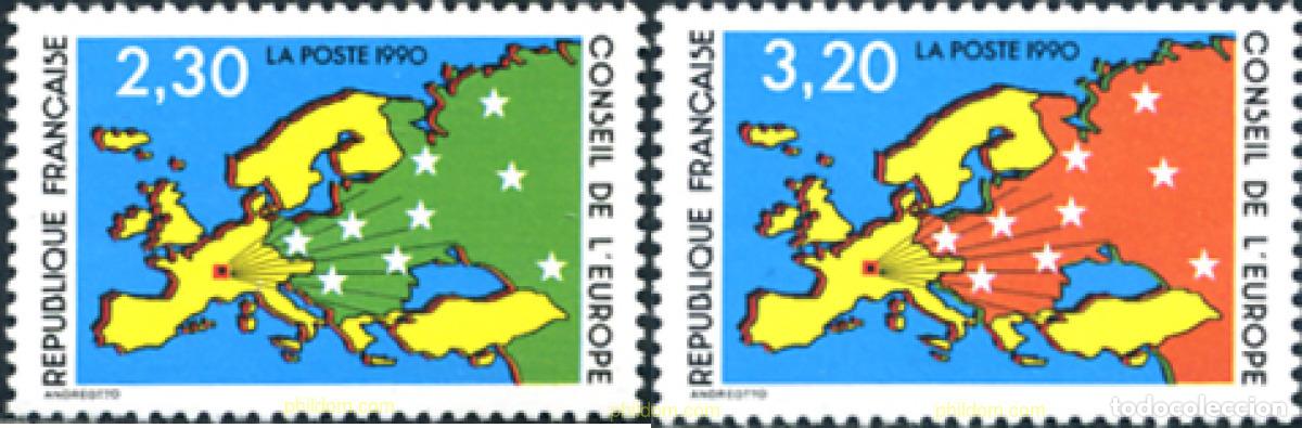 Selos: 152975 MNH FRANCIA 1990 CONSEJO DE EUROPA