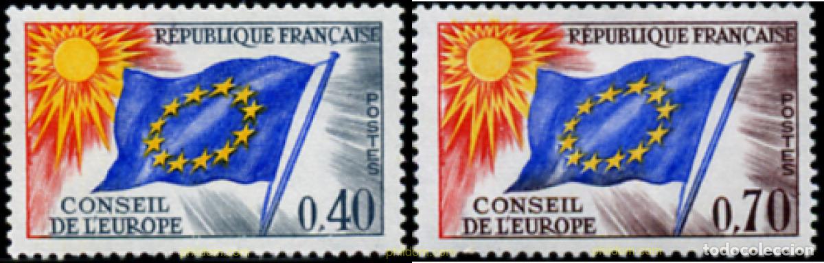 Sellos: 343779 MNH FRANCIA 1963 CONSEJO DE EUROPA