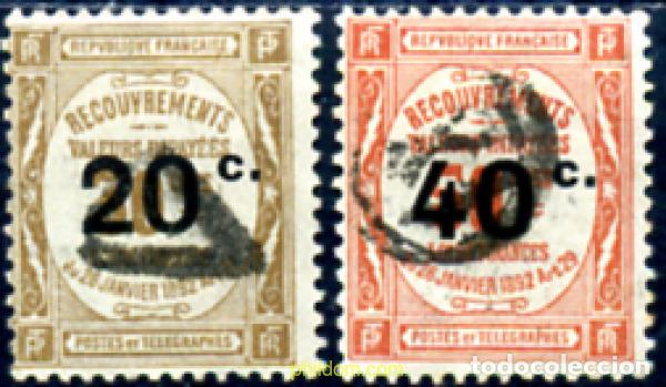 Sellos: 247450 USED FRANCIA 1917 CIFRA