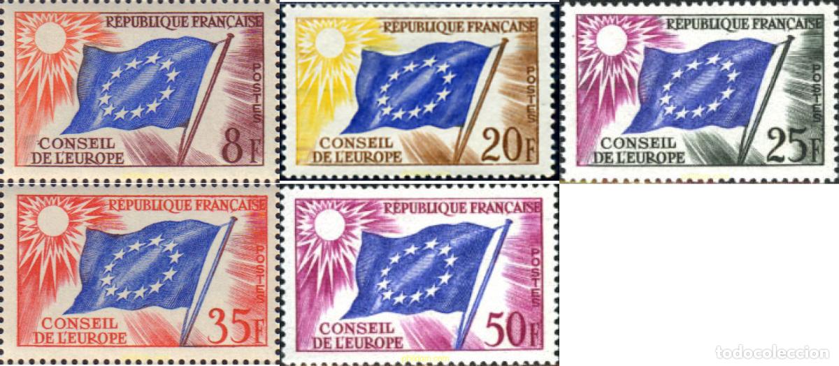 Sellos: 152952 MNH FRANCIA 1958 CONSEJO DE EUROPA