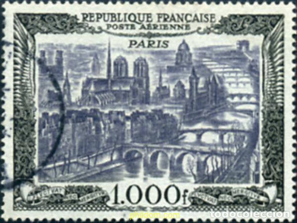 Sellos: 351095 USED FRANCIA 1949 PAISAJE
