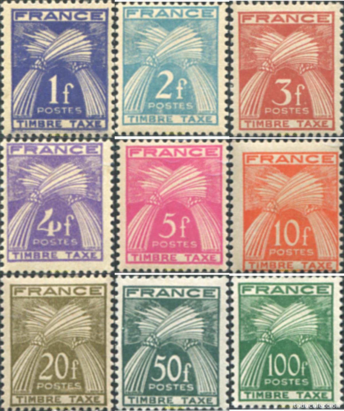 Sellos: 372534 HINGED FRANCIA 1946 CIFRA