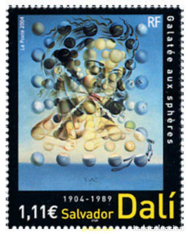 Sellos: 153231 MNH FRANCIA 2004 CENTENARIO DEL NACIMIENTO DE SALVADOR DALI