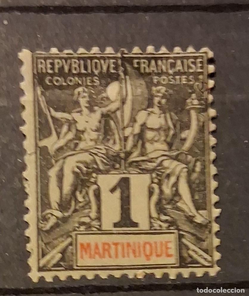 Sellos: FRANCIA, MARTINICA, 1892, CAT.YT.31.