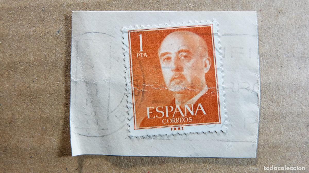 Sellos: Sello Espa&ntilde;a Francisco Franco 1 peseta