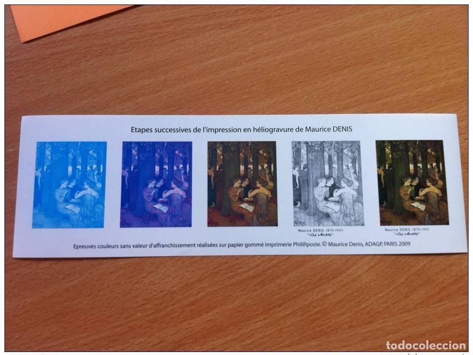 Sellos: FRANCIA - IMPRESIONES SUCESIVAS A PRUEBA DE CINTA O GOMA 2832 MAURICE DENIS